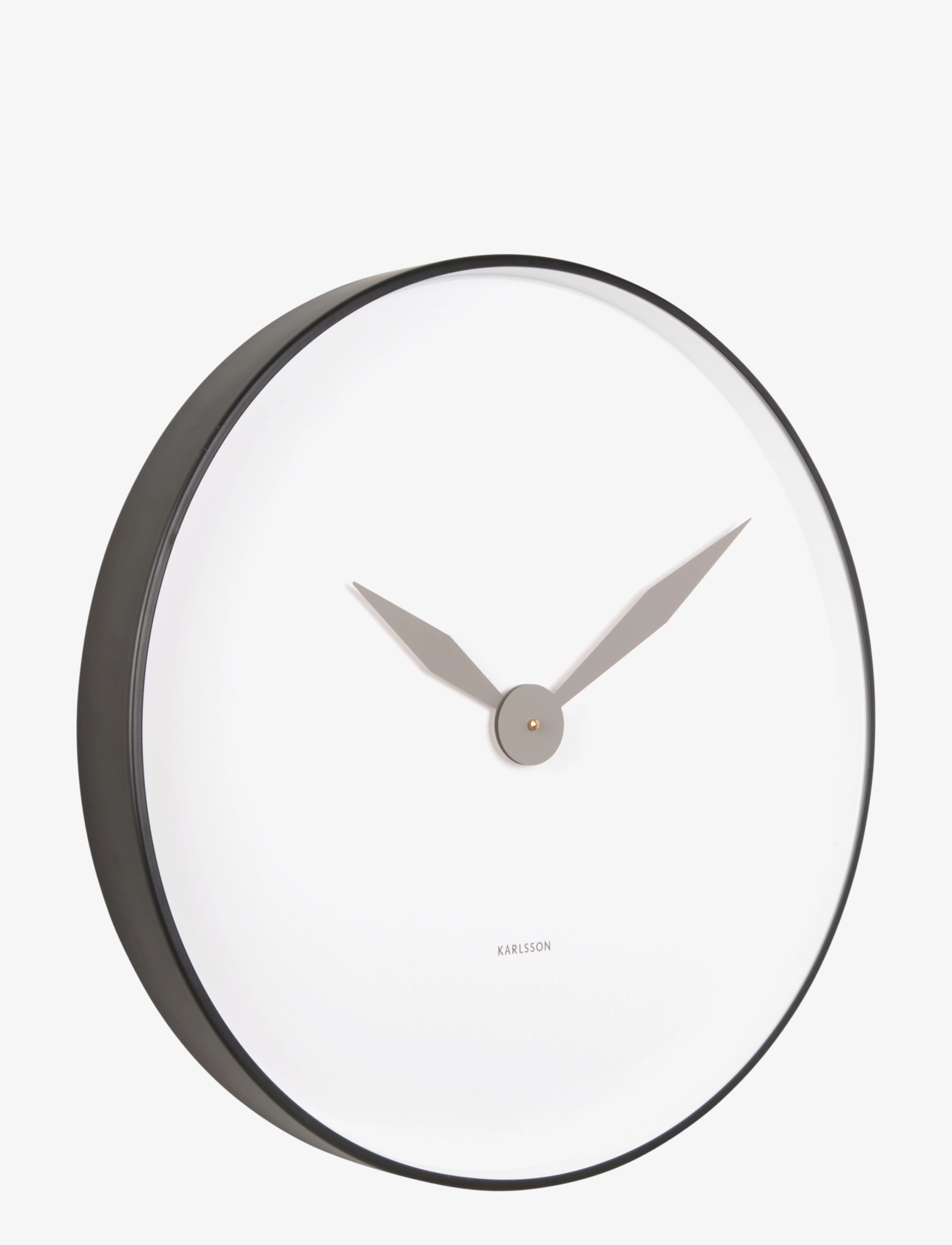 KARLSSON Wall clock Albatross iron black - KARLSSON - BLACK / black