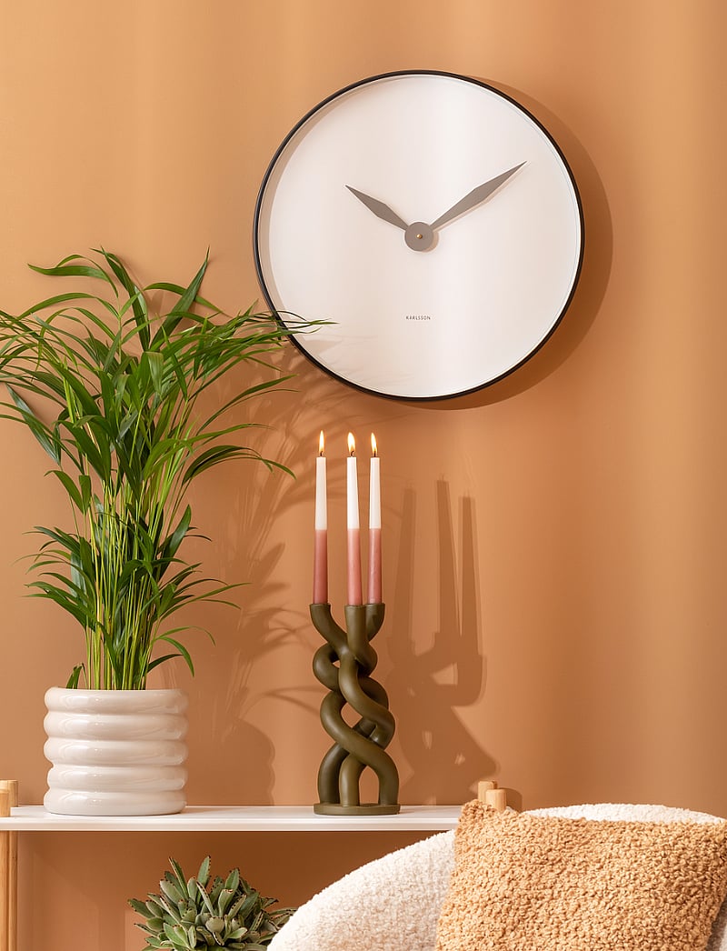 KARLSSON - Wall clock Albatross iron black - seinakellad - black - 2