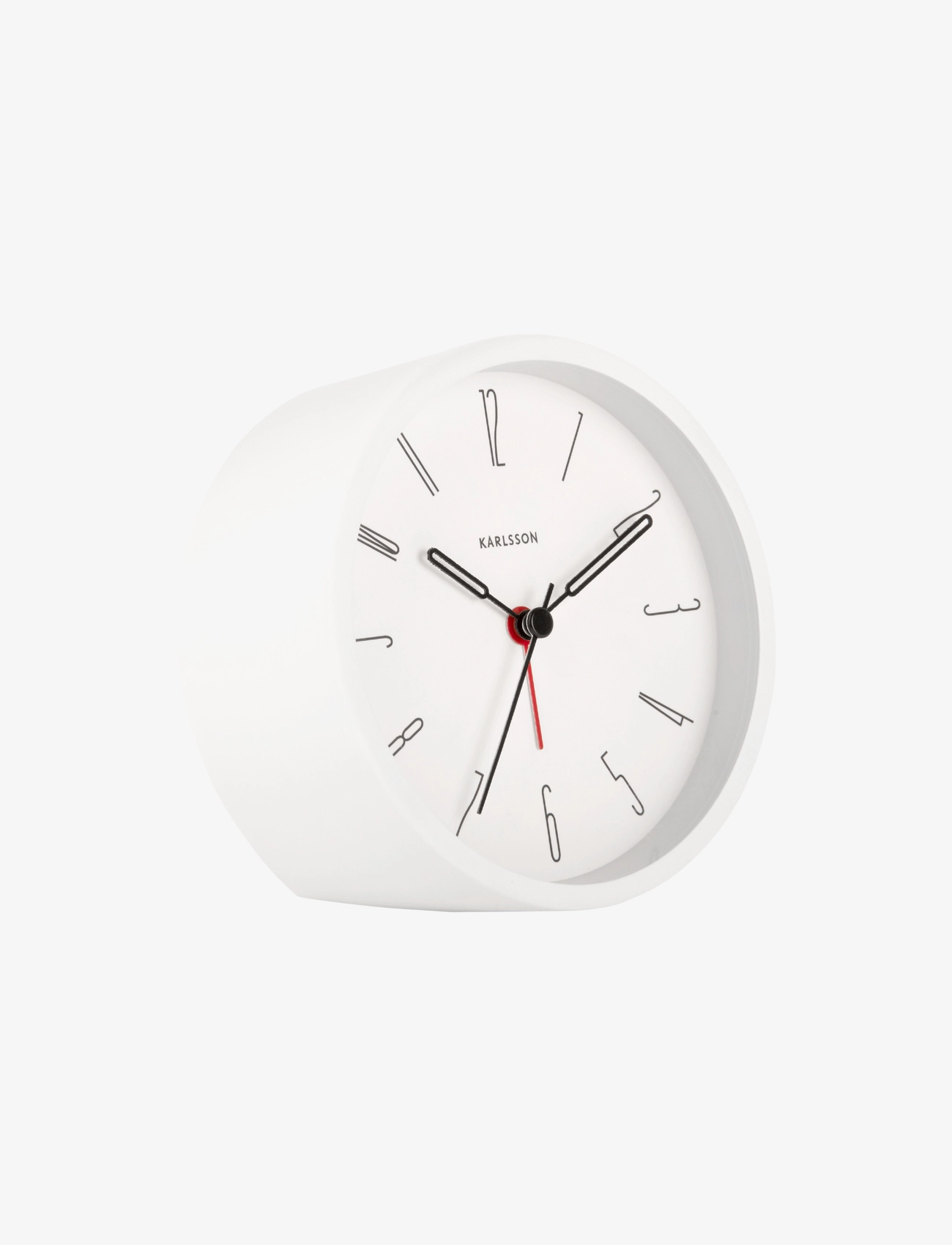 KARLSSON - Alarm clock Belle Numbers iron white - reveille-matin - white - 2