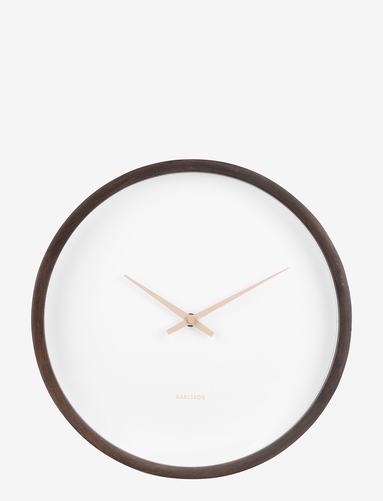 KARLSSON - Wall clock Ancho dark wood medium - vægure - dark wood - 0