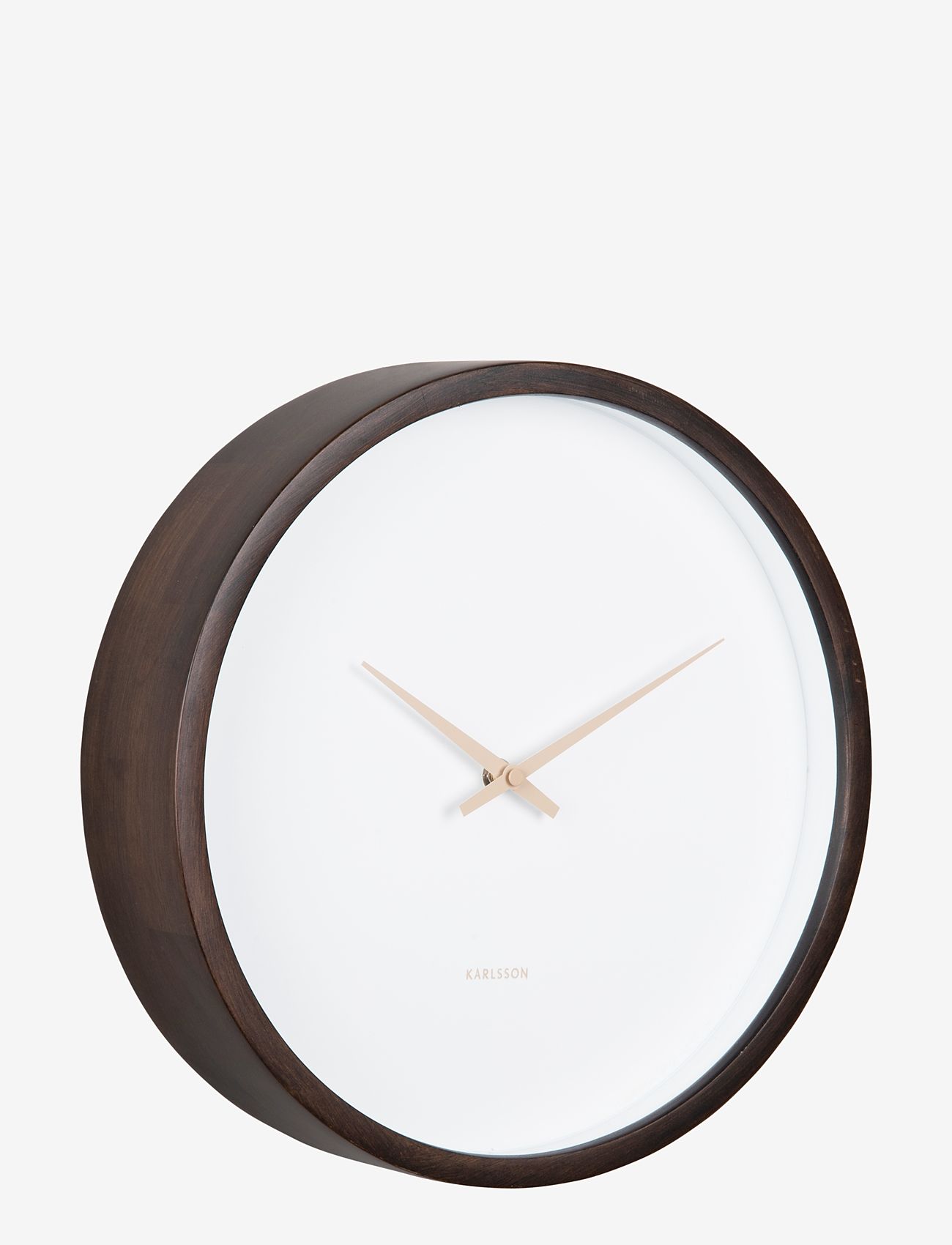 KARLSSON - Wall clock Ancho dark wood medium - vægure - dark wood - 1