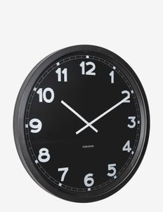 Wall clock New Classic XL black, KARLSSON
