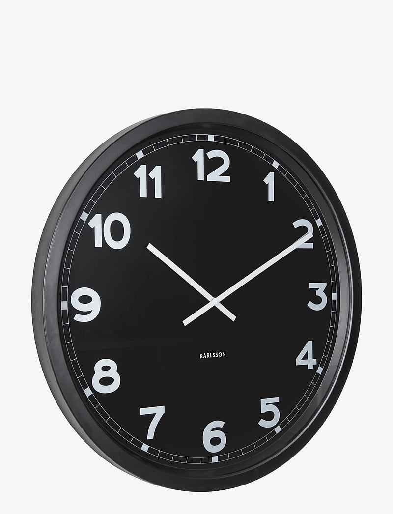 KARLSSON - Wall clock New Classic XL black - versla eftir verði - black - 0