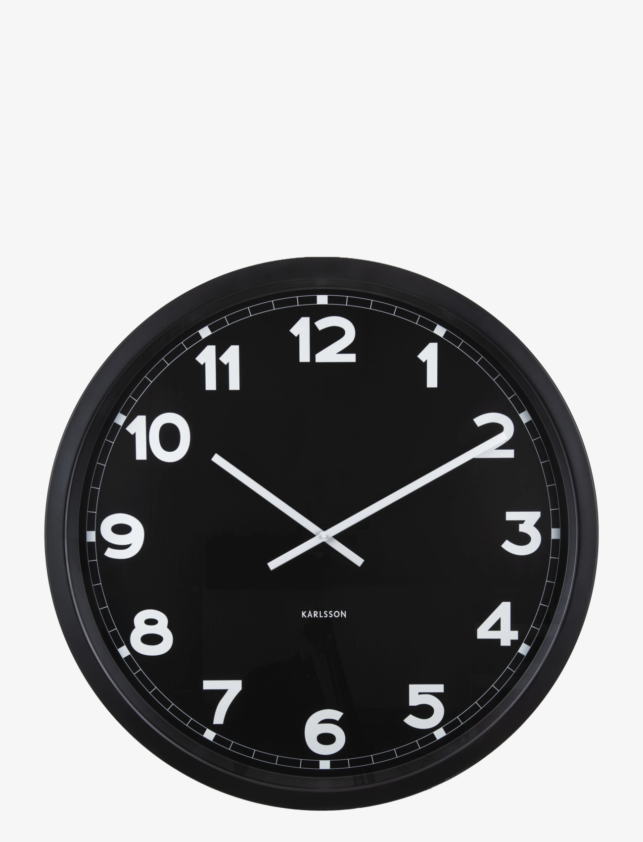 KARLSSON - Wall clock New Classic XL black - köp efter pris - black - 1
