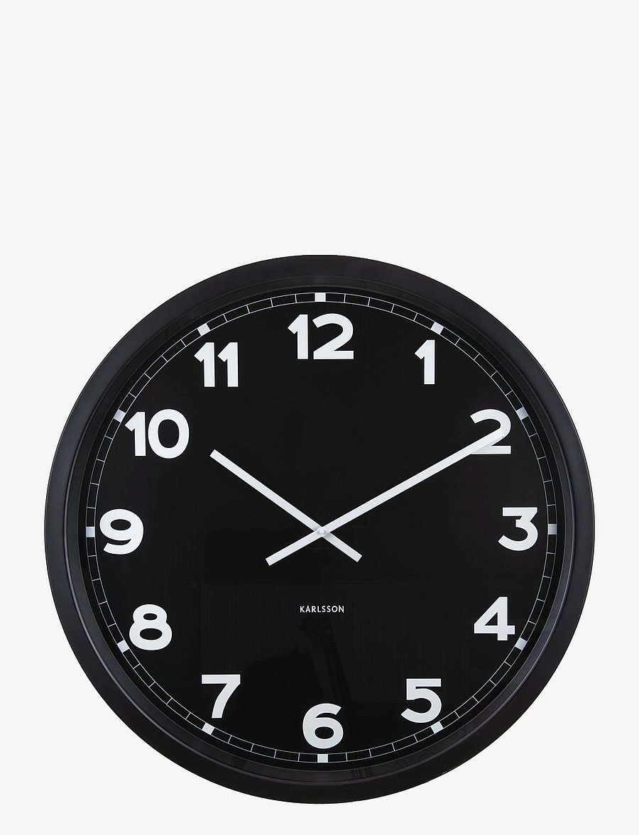 KARLSSON - Wall clock New Classic XL black - seinakellad - black - 1