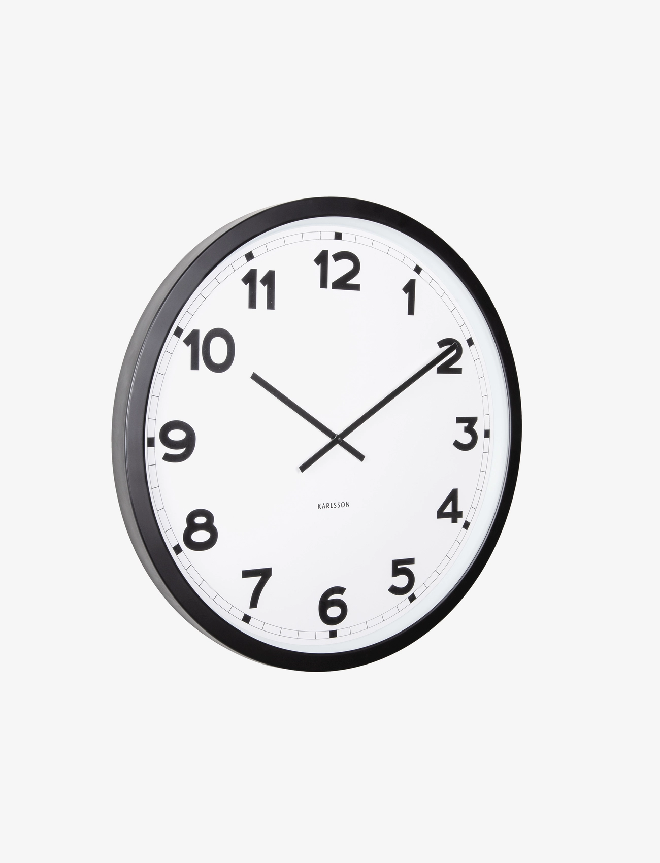 KARLSSON Wall clock New Classic XL white - Kampagne - WHITE / white