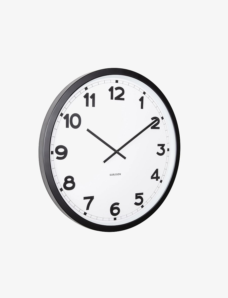 KARLSSON - Wall clock New Classic XL white - wanduhren - white - 0