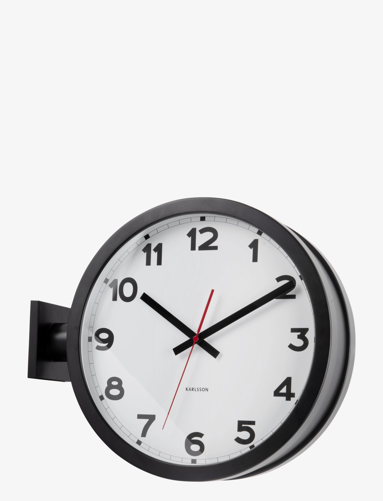 KARLSSON - Wall clock New Classic Double Sided white - wandklokken - white - 1