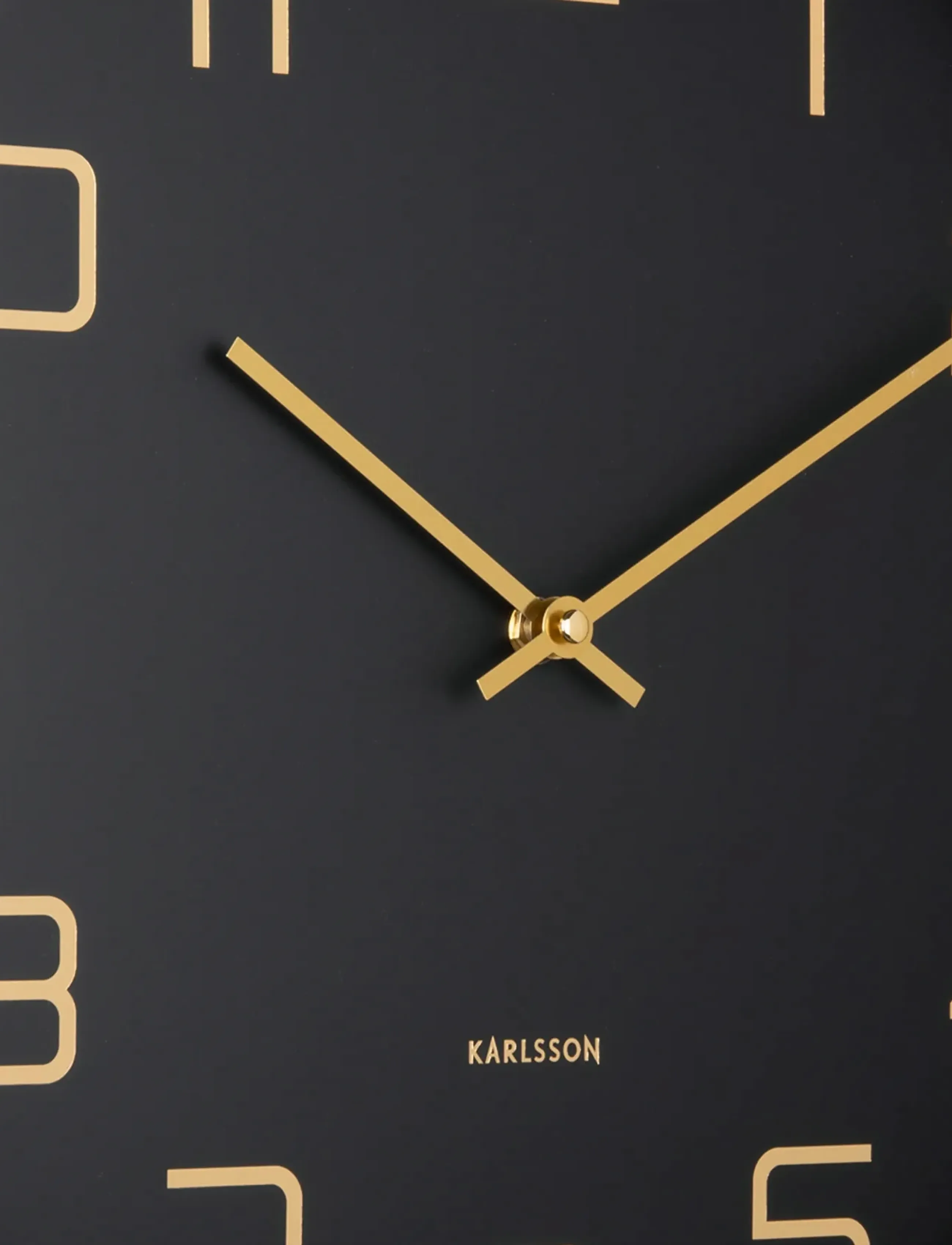 KARLSSON - Wall clock Elegance Glow white - wandklokken - black - 2