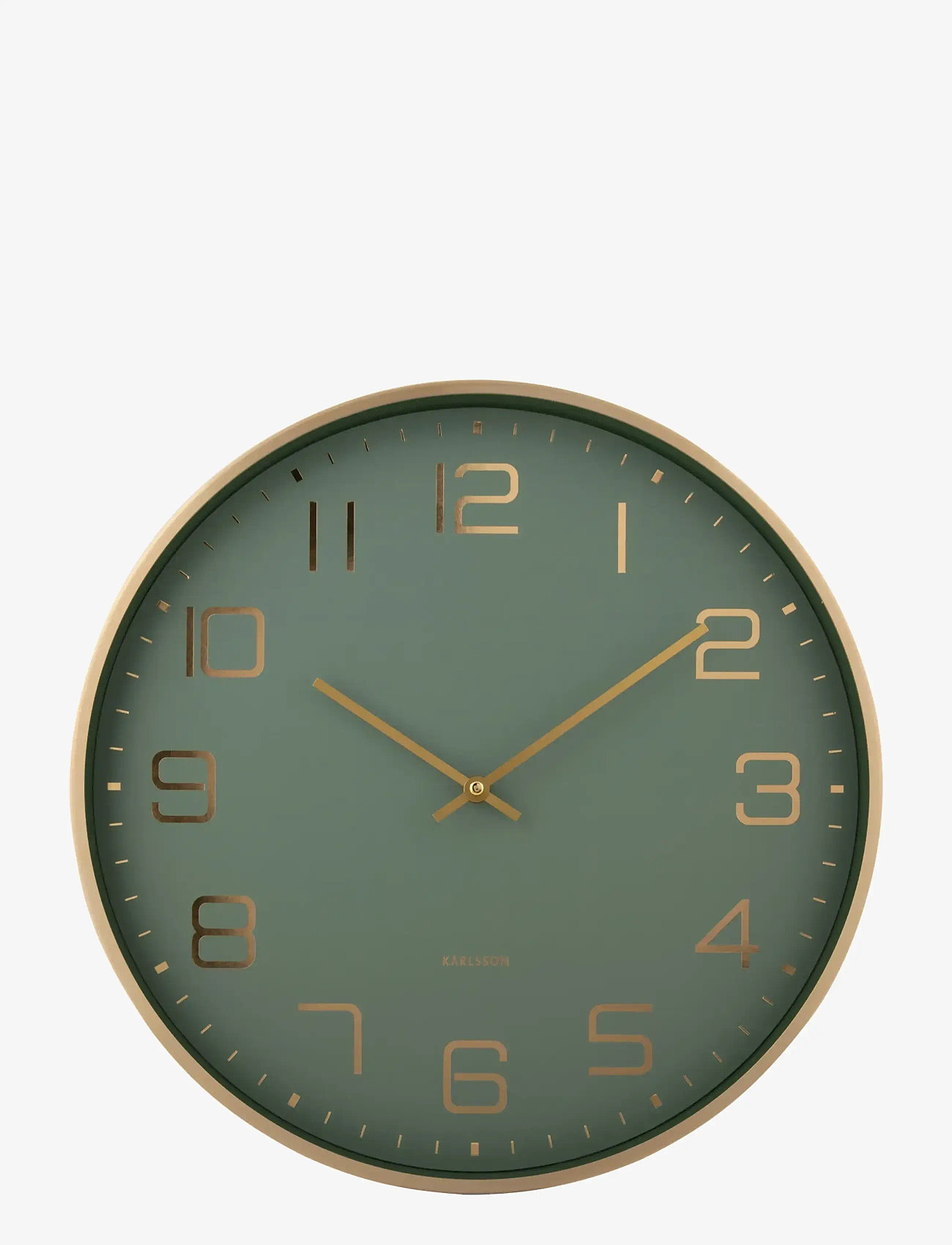 KARLSSON - Wall clock Elegance Glow jungle green - wanduhren - jungle green - 2