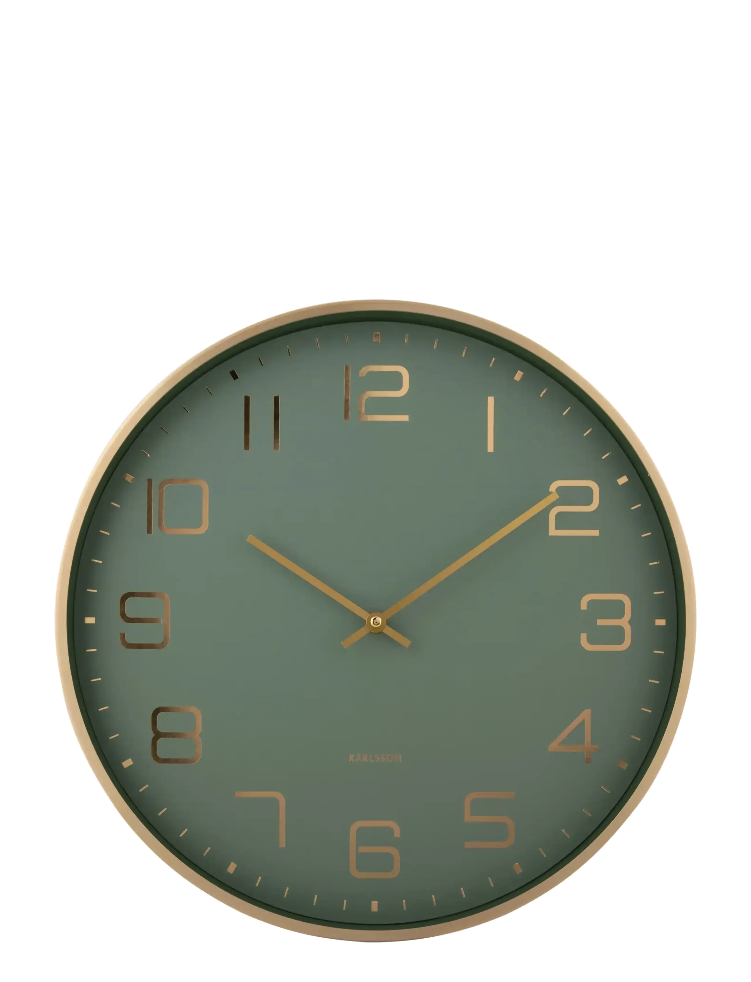 KARLSSON - Wall clock Elegance Glow jungle green - wanduhren - jungle green - 2
