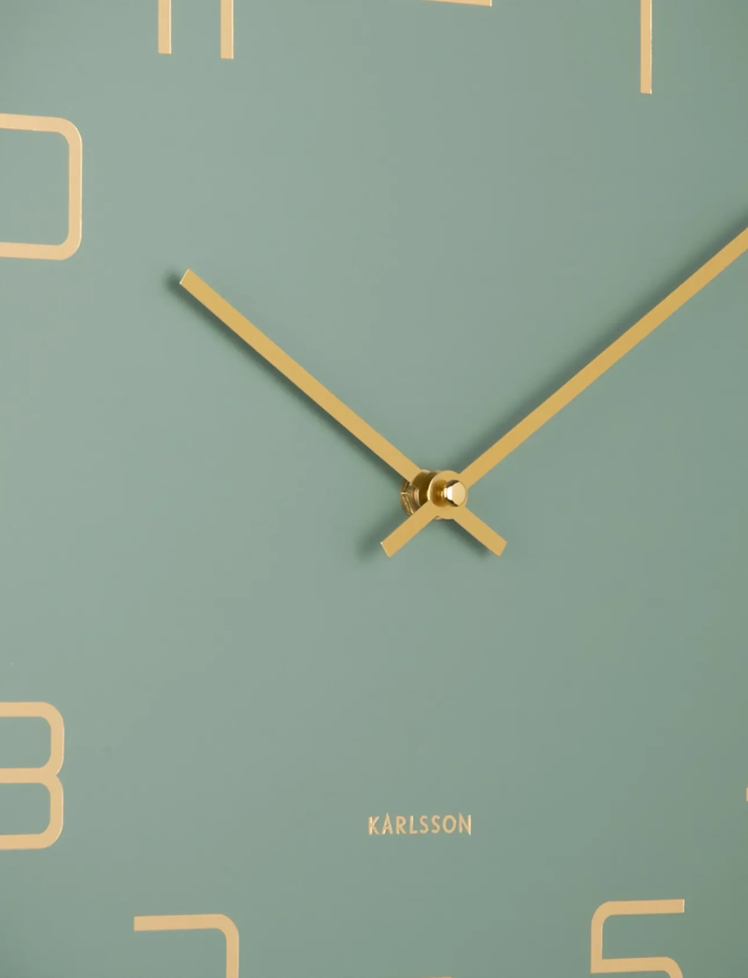 KARLSSON - Wall clock Elegance Glow jungle green - wanduhren - jungle green - 4