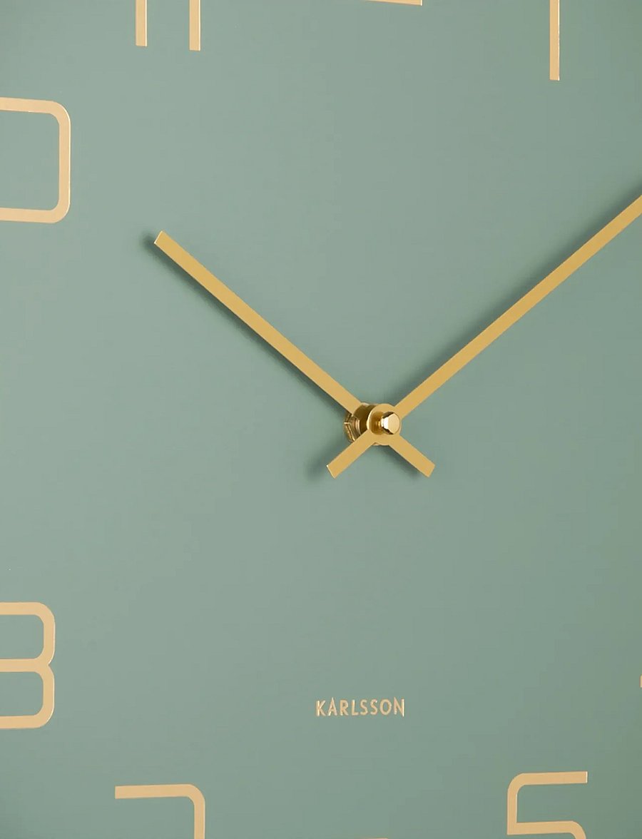 KARLSSON - Wall clock Elegance Glow white - wanduhren - jungle green - 4