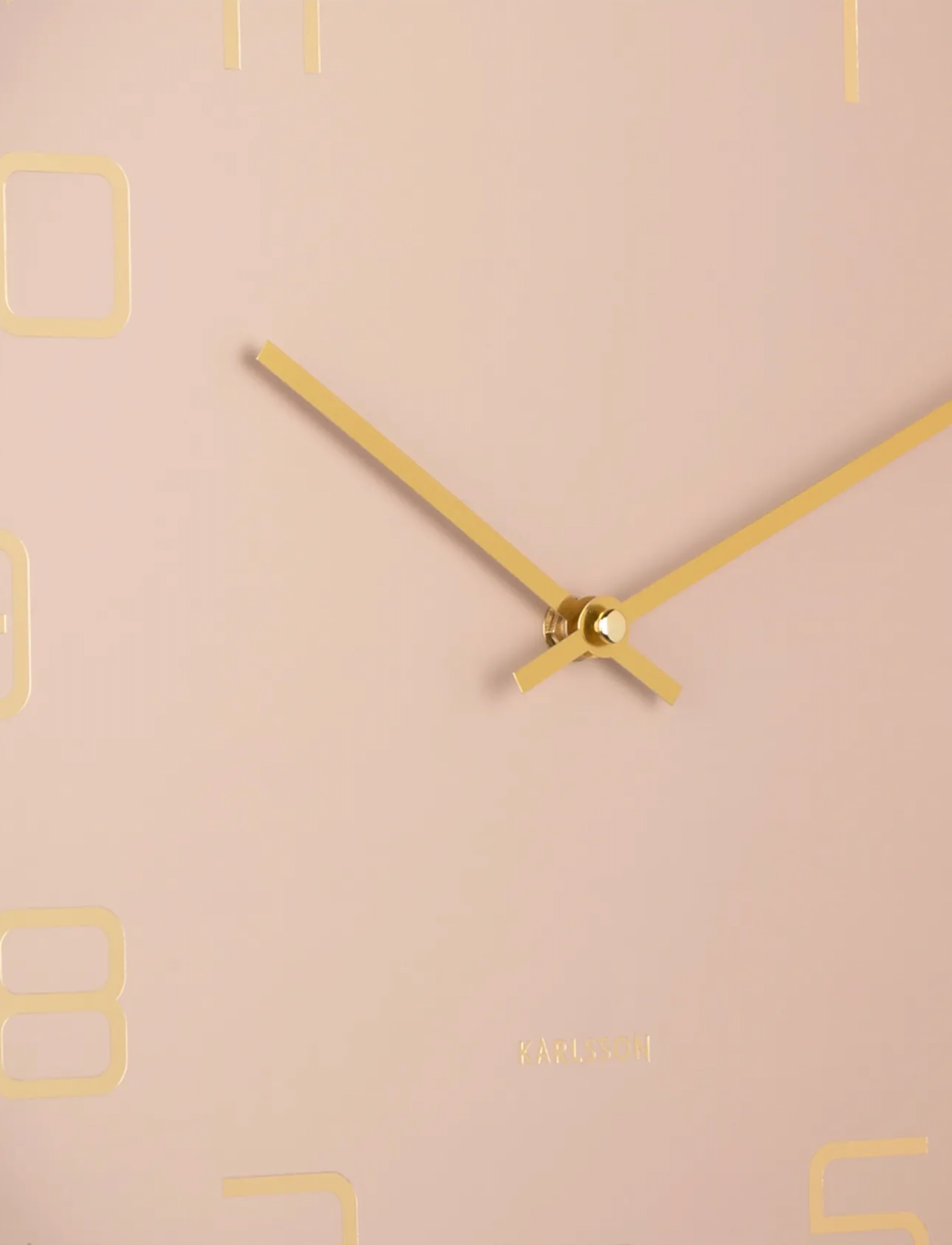 KARLSSON - Wall clock Elegance Glow jungle green - wanduhren - soft brown - 3