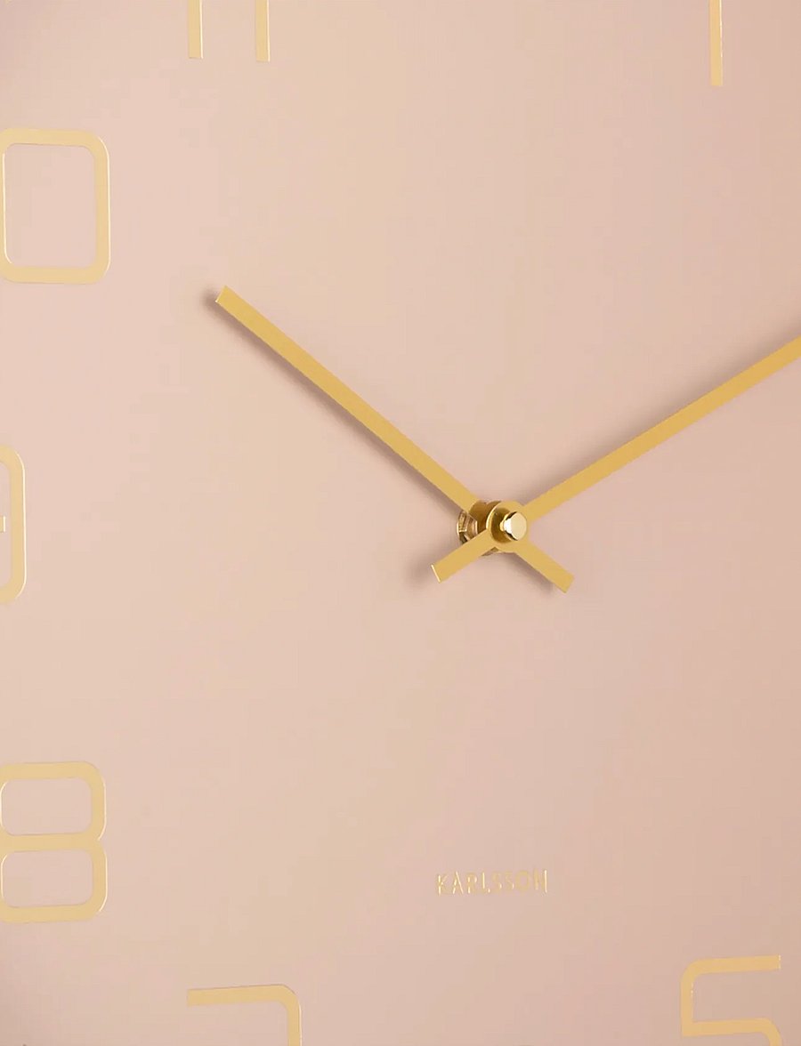 KARLSSON - Wall clock Elegance Glow white - seinakellad - soft brown - 3