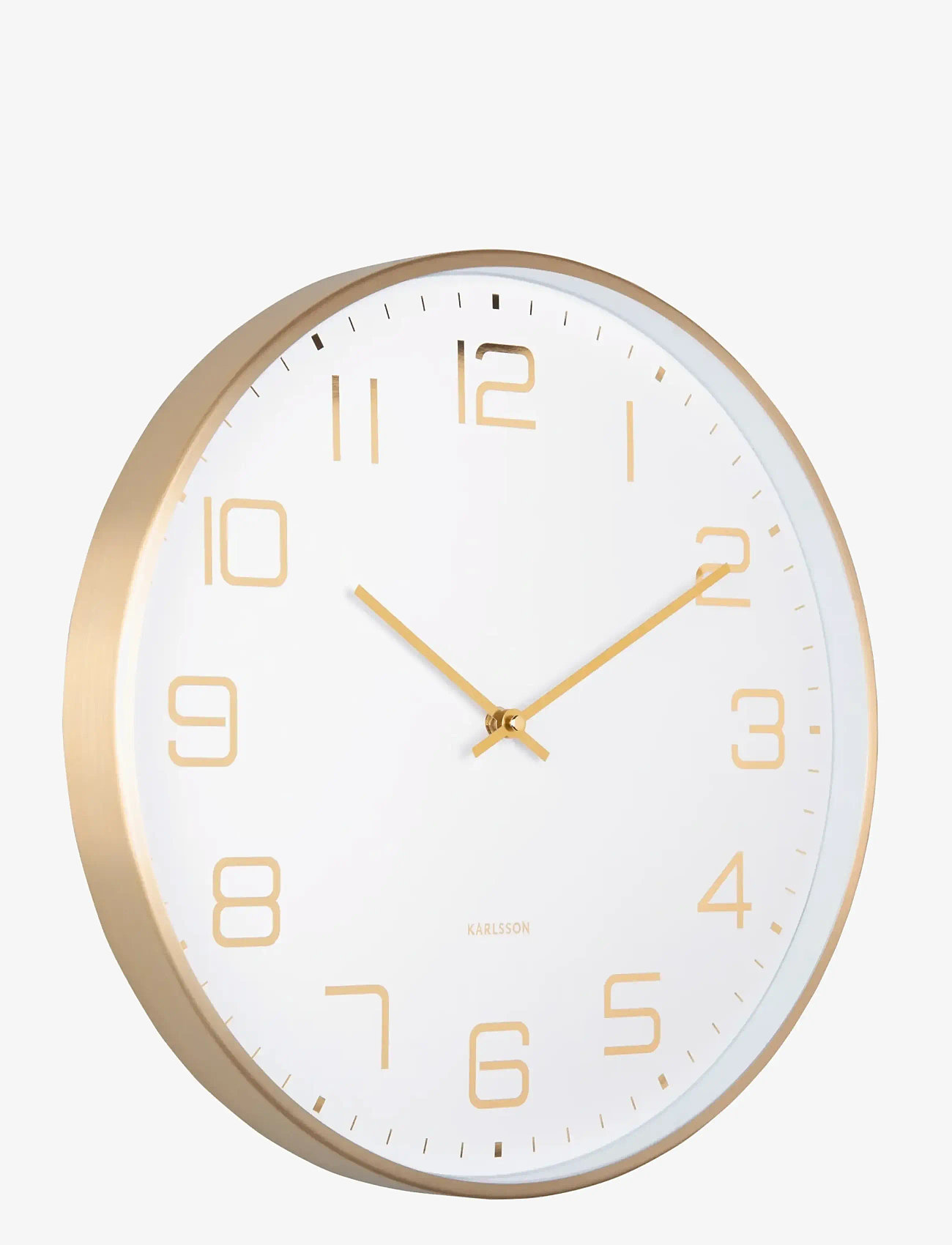 KARLSSON - Wall clock Elegance Glow jungle green - sienas pulksteņi - white - 0