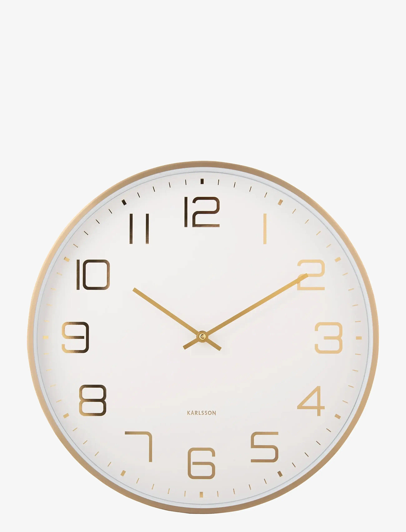 KARLSSON - Wall clock Elegance Glow jungle green - sienas pulksteņi - white - 1