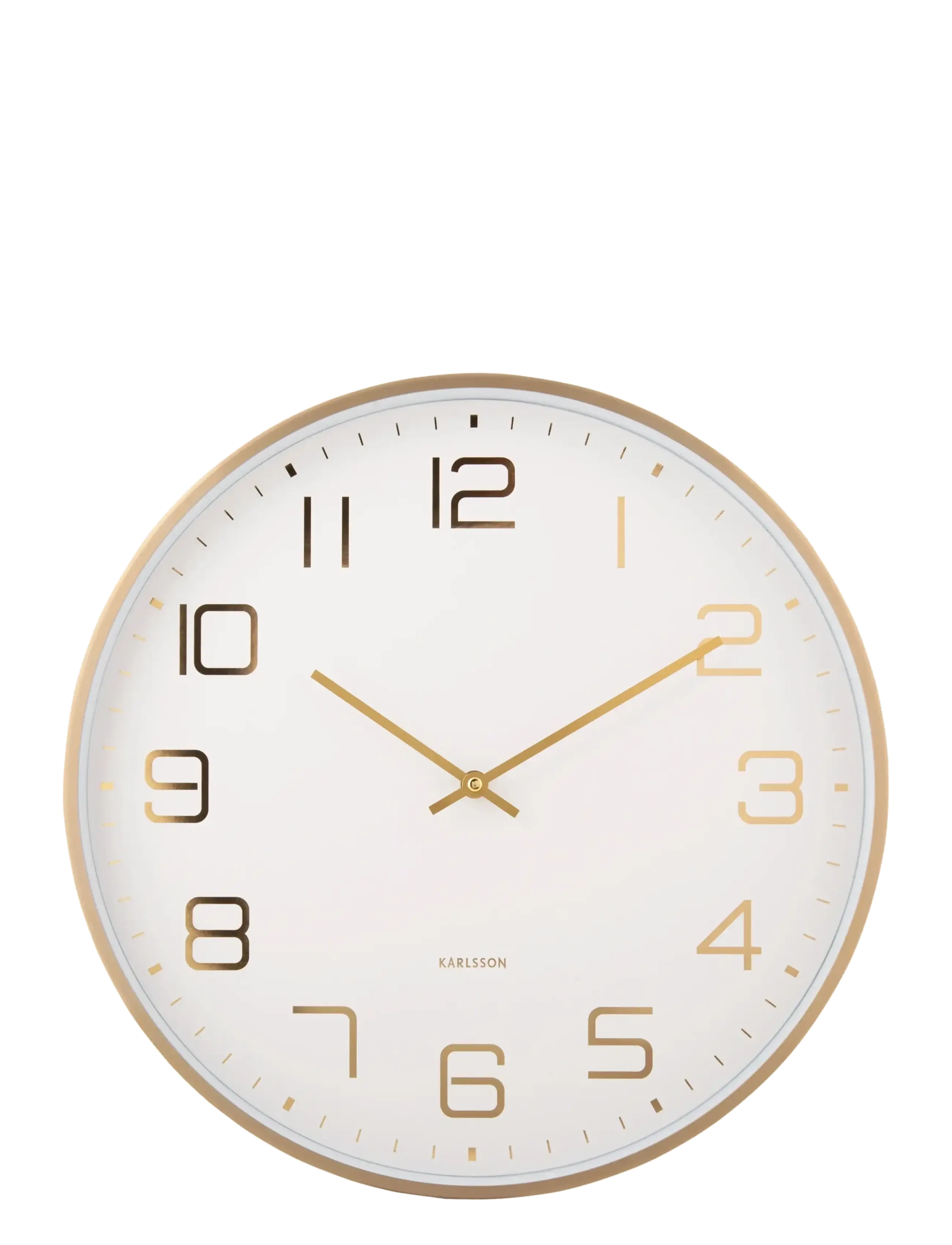 KARLSSON - Wall clock Elegance Glow white - wanduhren - white - 2