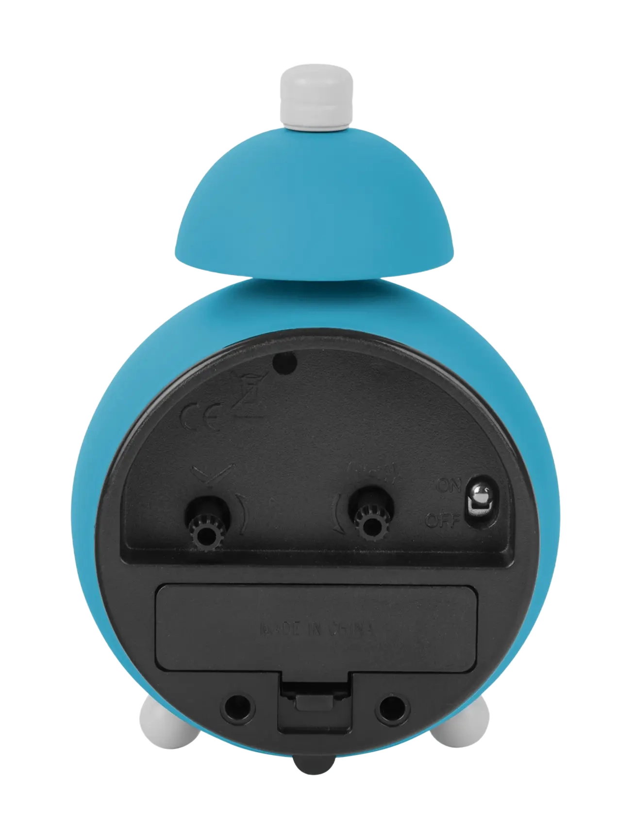 KARLSSON - Alarm clock Chaplin metal matt bright blue - ure - blue - 1