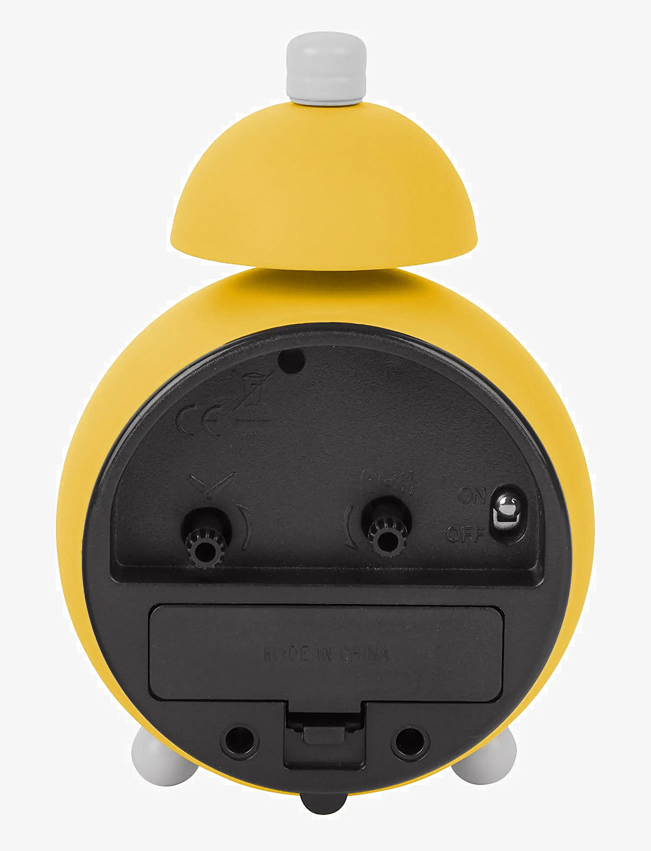 KARLSSON - Alarm clock Chaplin metal matt bright yellow - ure - yellow - 3