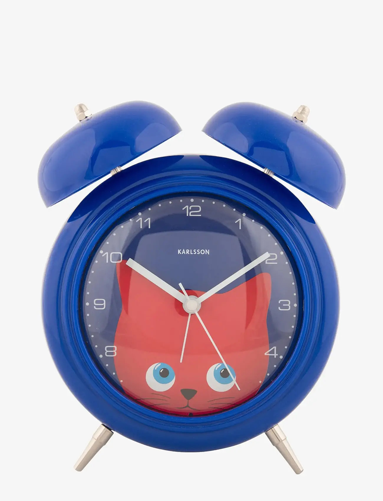 KARLSSON - Alarm clock Peekaboo Cat dark blue - laveste priser - blue - 0