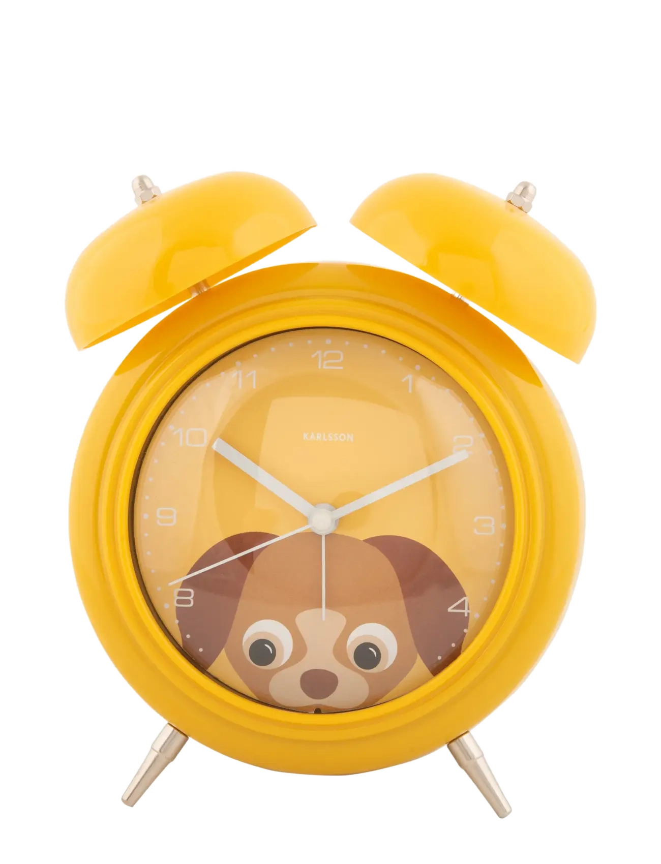 KARLSSON Alarm clock Peekaboo Dog yellow - Pakkumised - YELLOW / yellow