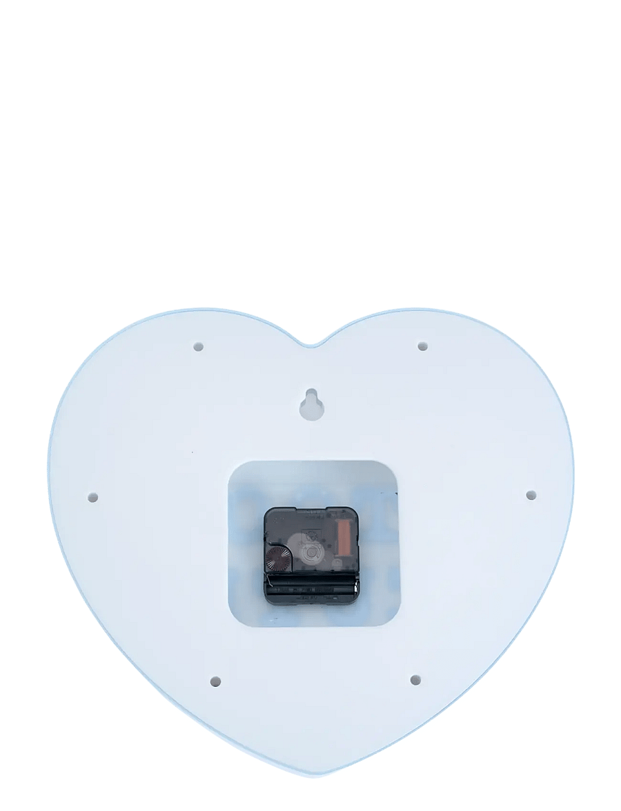 KARLSSON - Wall clock Heart Candy soft blue - klockor - blue - 1
