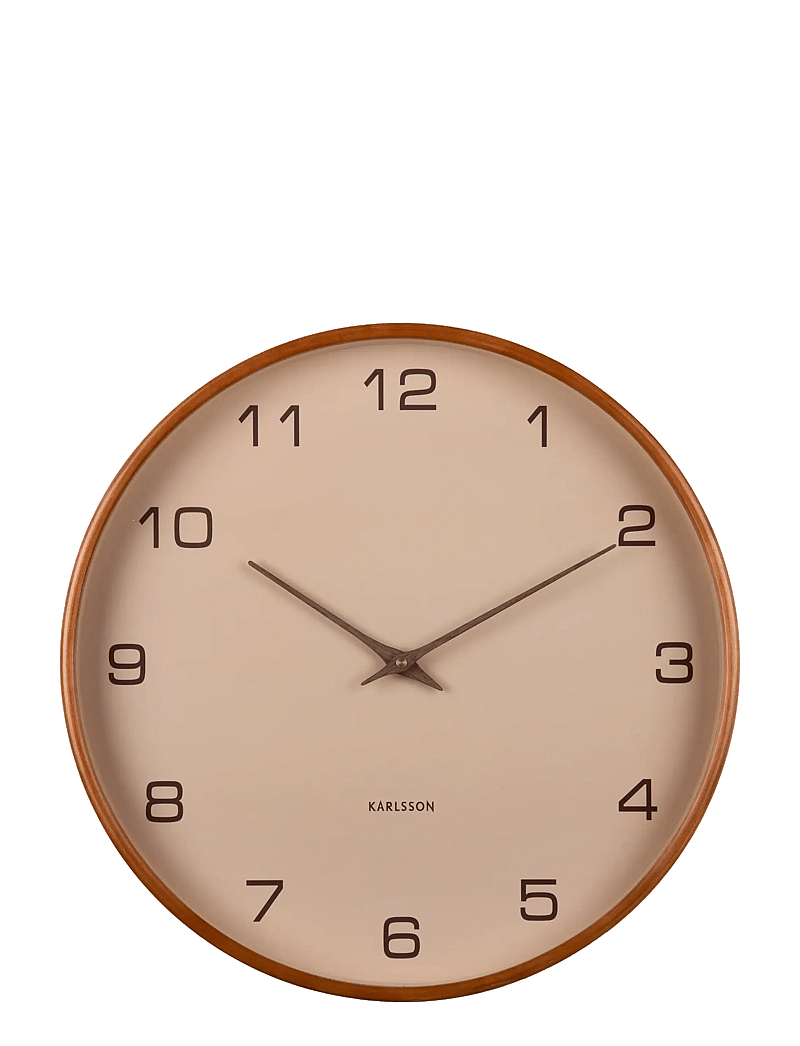 KARLSSON - Wall clock Acento wood sand brown - wanduhren - sand brown - 2