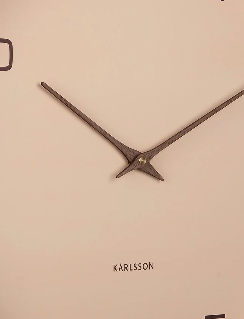 KARLSSON - Wall clock Acento wood sand brown - wanduhren - sand brown - 0