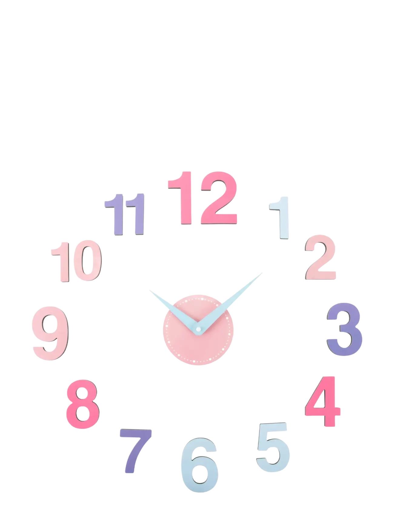 KARLSSON Wall Clock Diy Chica Multi Colour, Clocks, Multi/mønstret, Str: Ø:60CM