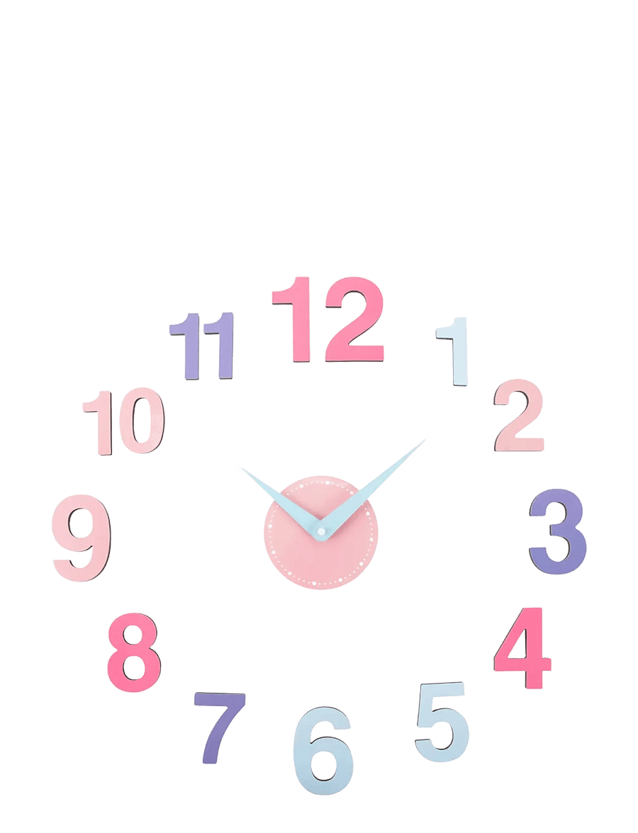 KARLSSON - Wall clock DIY Chica multi colour - pulksteņi - multi - 0