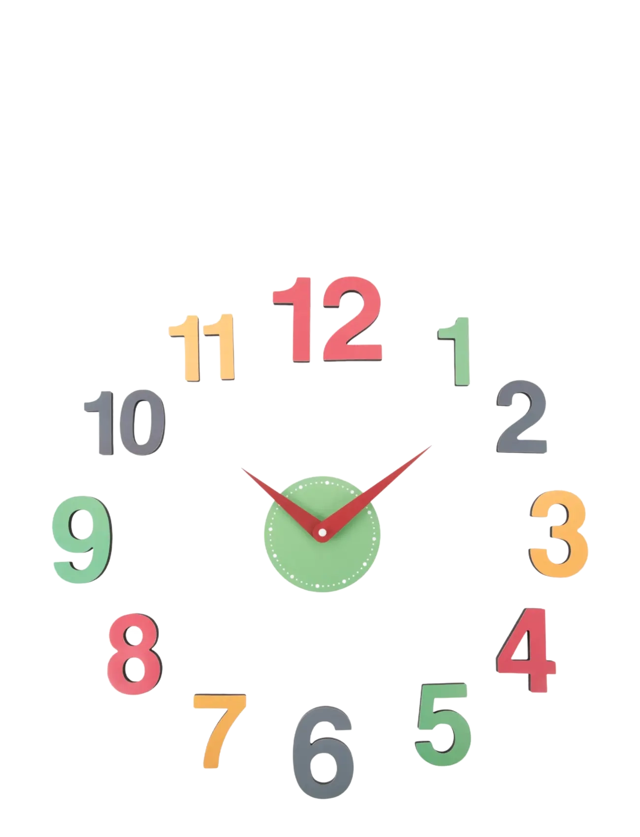 KARLSSON Wall clock DIY Chico multi colour - Lastetuba - MULTI / multi