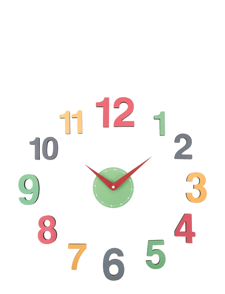 KARLSSON - Wall clock DIY Chico multi colour - kellad - multi - 0