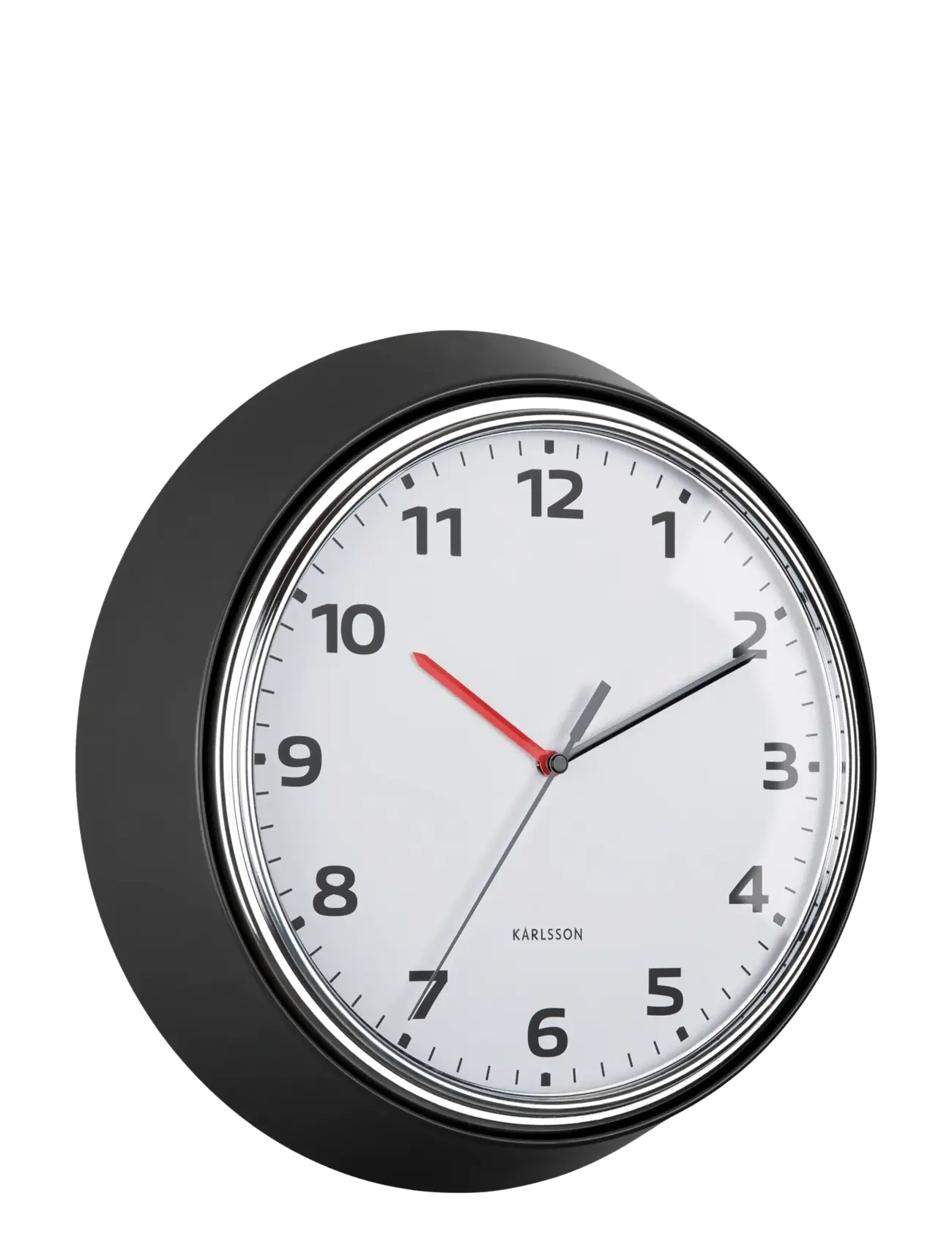 KARLSSON - Wall clock Modern Retro black - vægure - black - 2
