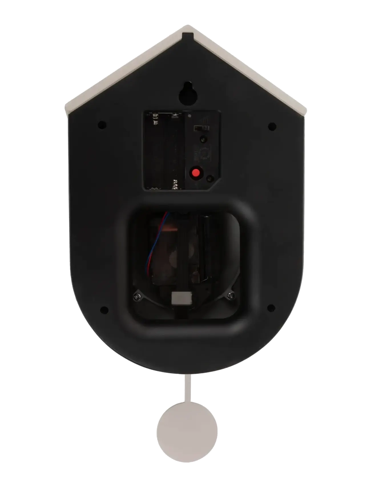 KARLSSON - Wall clock Grato Cuckoo black w. warm grey - vægure - black & warm grey - 3