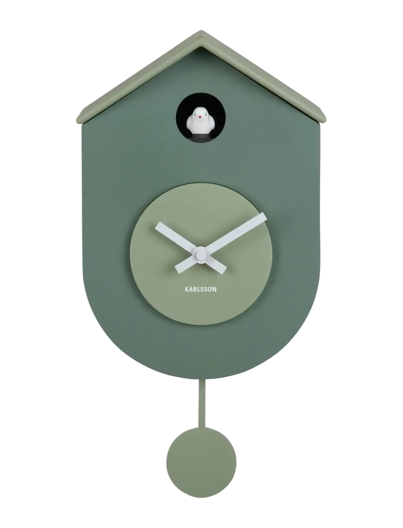 KARLSSON - Wall clock Grato Cuckoo jungle green w. grayed jade - wall clocks - jungle green & grayed jade - 2