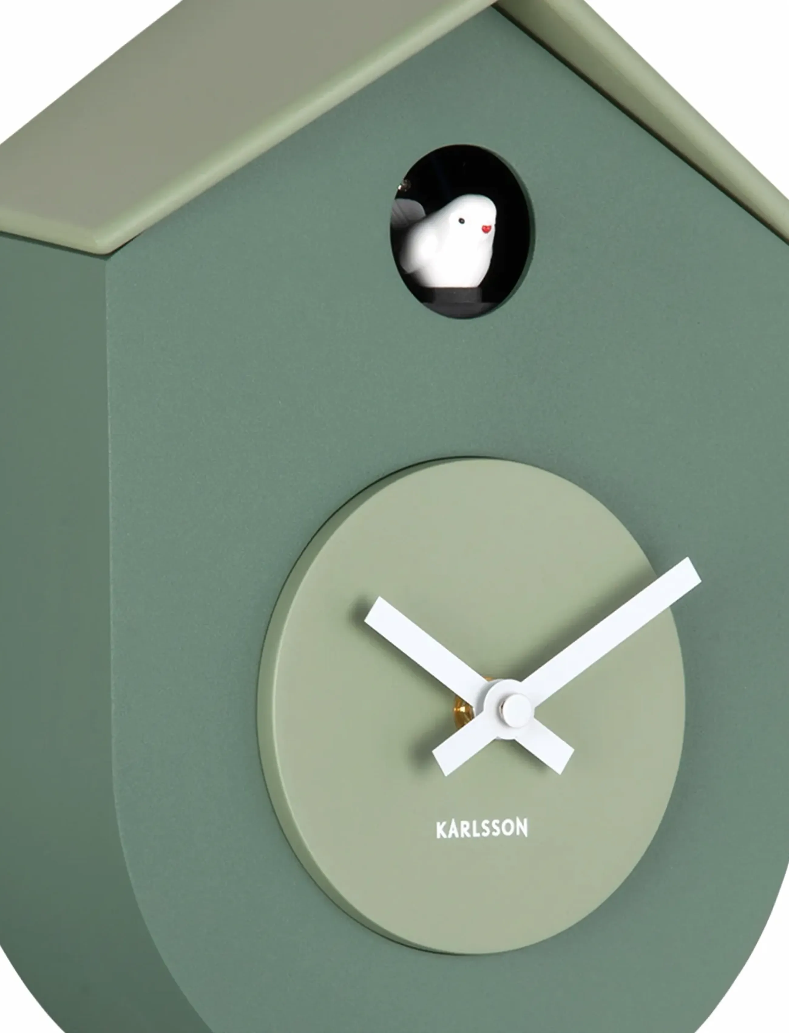 KARLSSON - Wall clock Grato Cuckoo jungle green w. grayed jade - wall clocks - jungle green & grayed jade - 4
