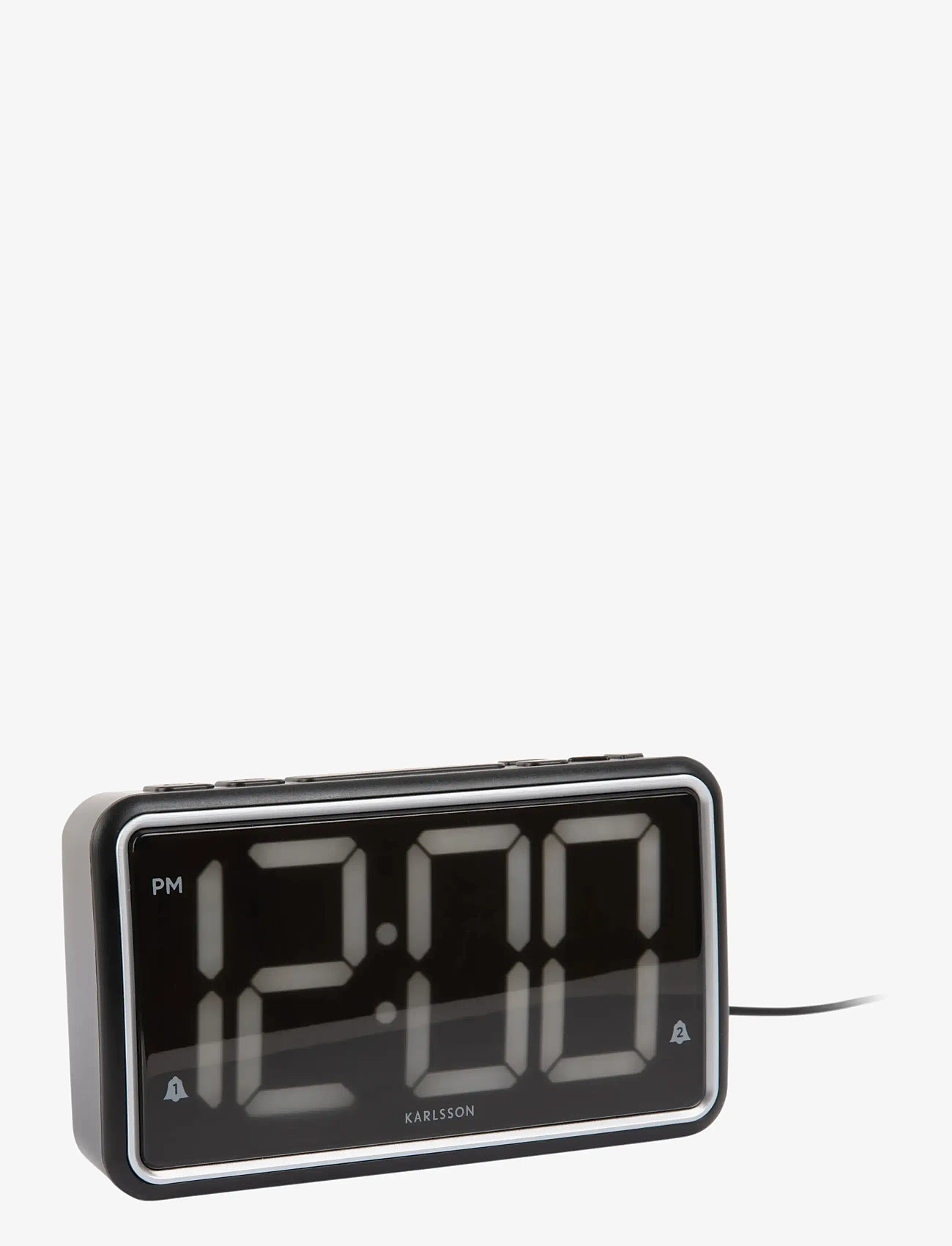 KARLSSON - Alarm clock New Retro black - wecker - black - 1