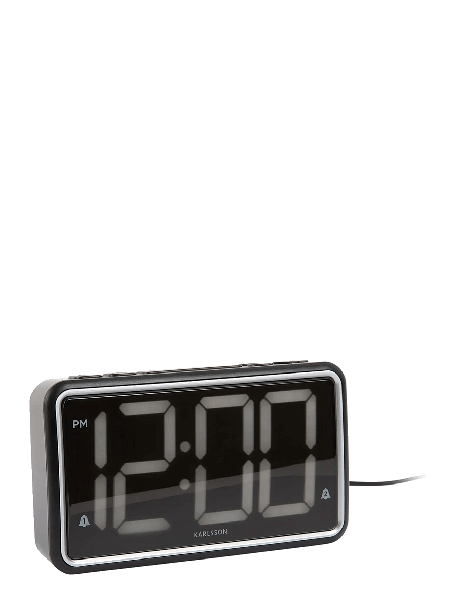 KARLSSON - Alarm clock New Retro black - Äratuskellad - black - 1
