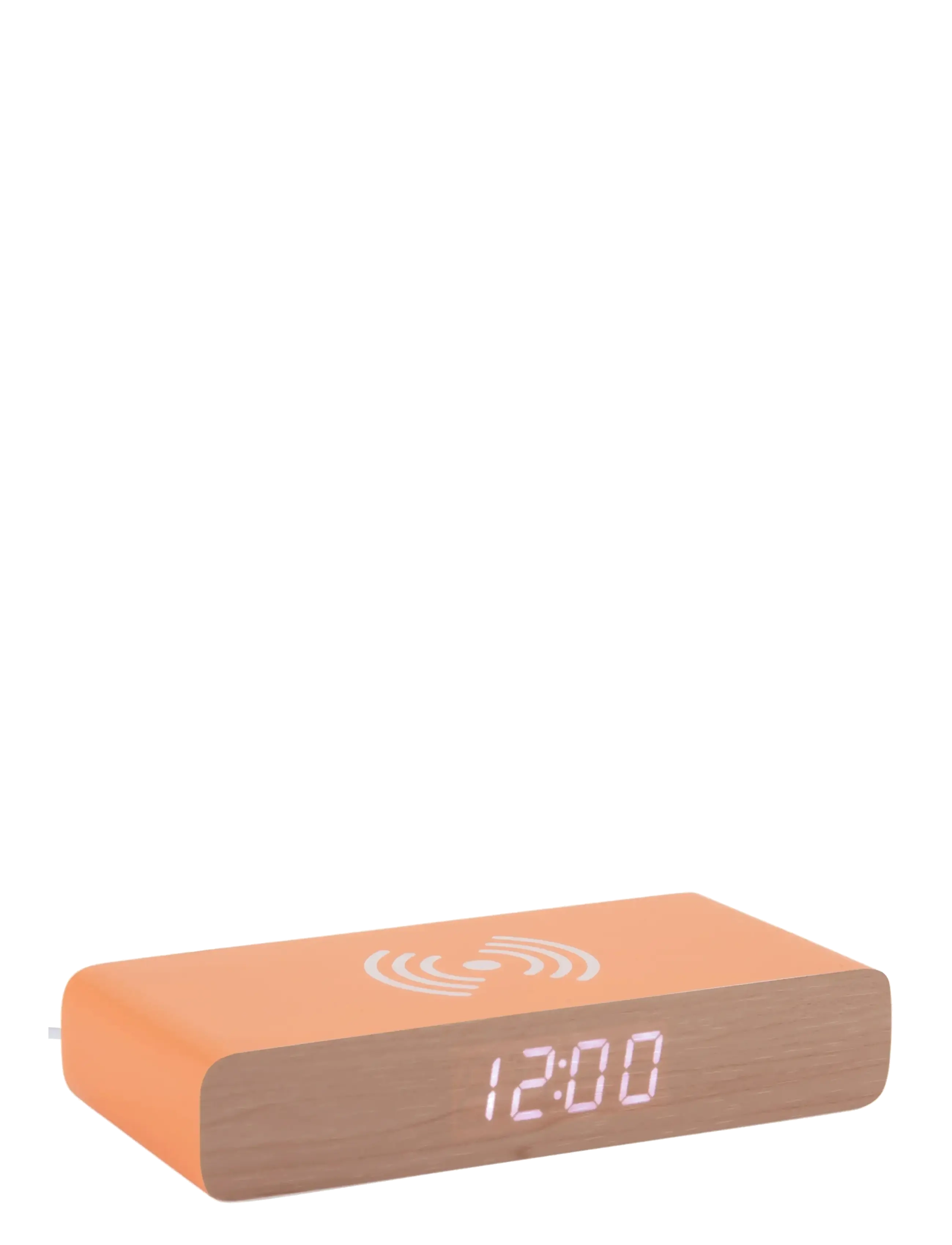 KARLSSON Alarm Clock Retro Flat Led Jungle Green, W3 cm, Watches, Orange - Clocks, Homeware