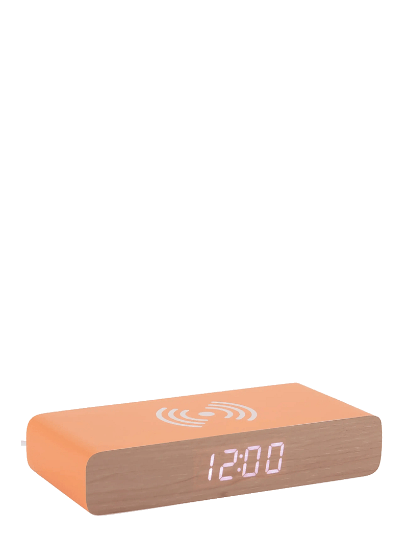 KARLSSON - Alarm clock Retro Flat LED jungle green - osta hinna alusel - bright orange - 0