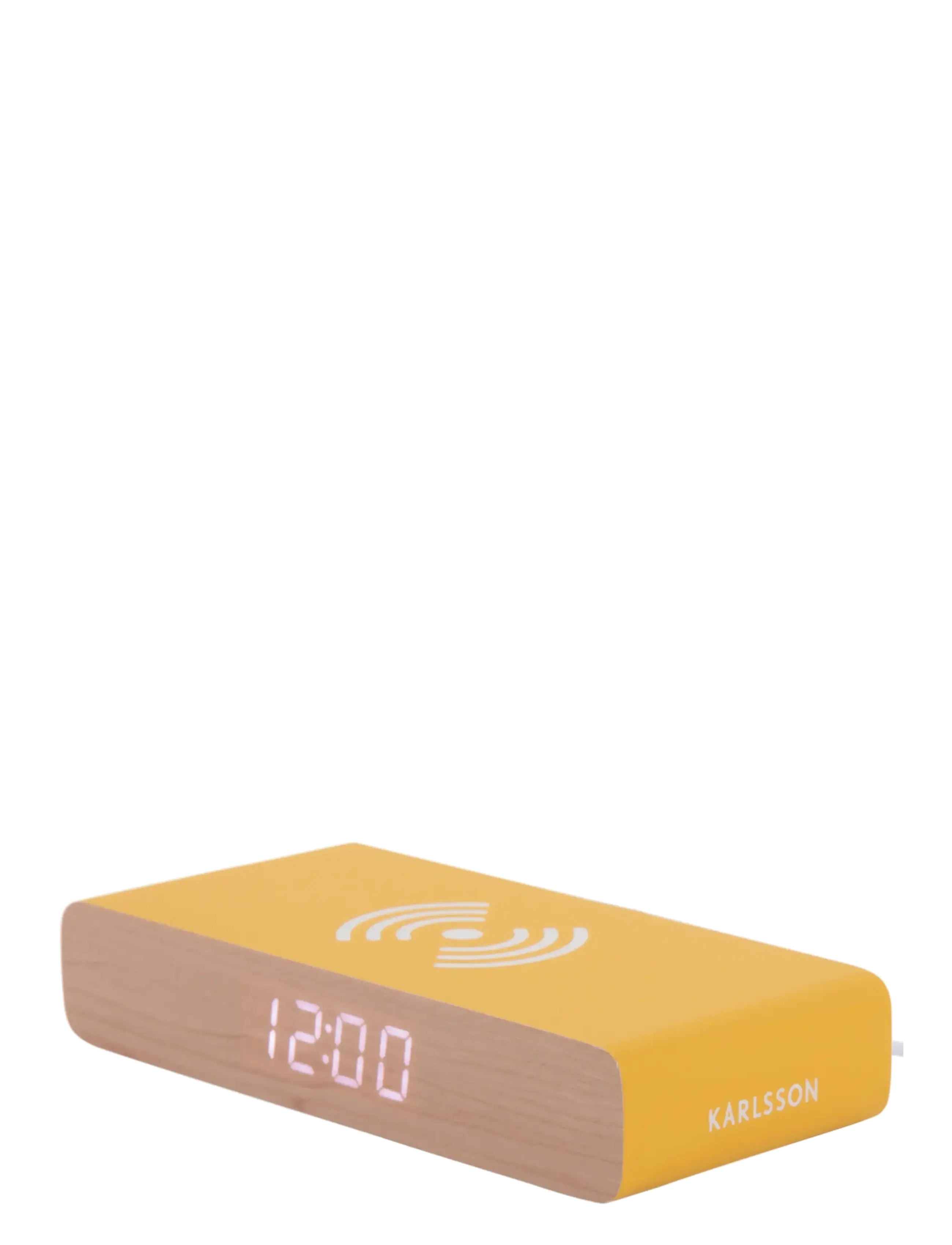 KARLSSON - Alarm clock Retro Flat LED mouse grey - nach preis einkaufen - bright yellow - 2