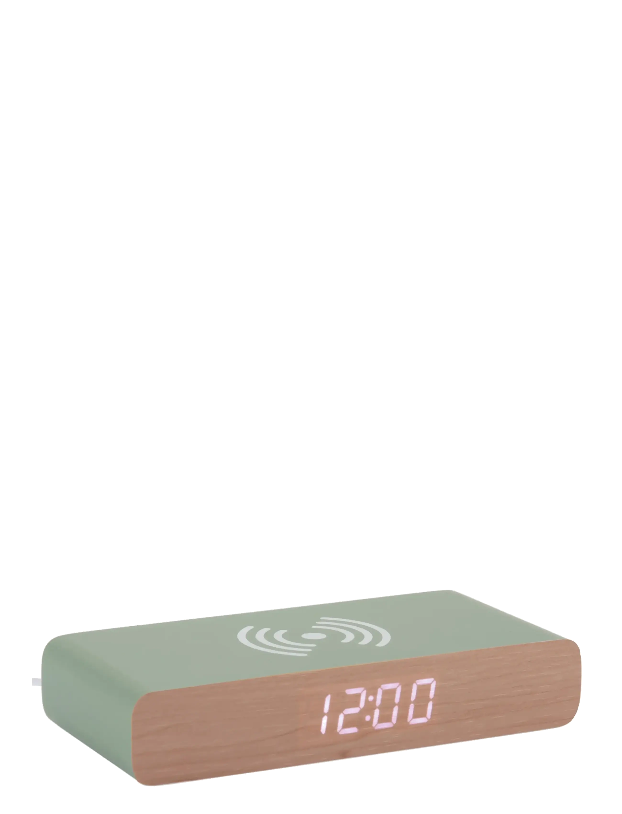 KARLSSON Alarm Clock Retro Flat Led Jungle Green, W3 cm, Watches, Grün - Clocks, Homeware