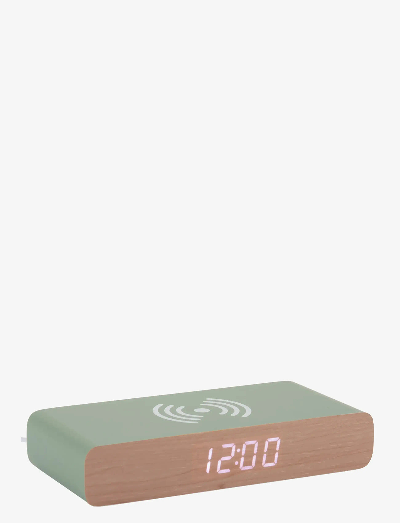 KARLSSON - Alarm clock Retro Flat LED mouse grey - køb efter pris - jungle green - 0