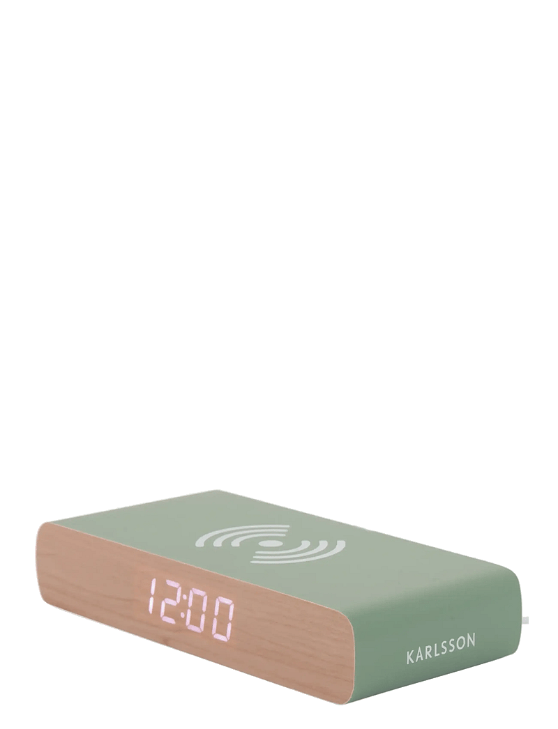 KARLSSON - Alarm clock Retro Flat LED jungle green - osta hinna alusel - jungle green - 1