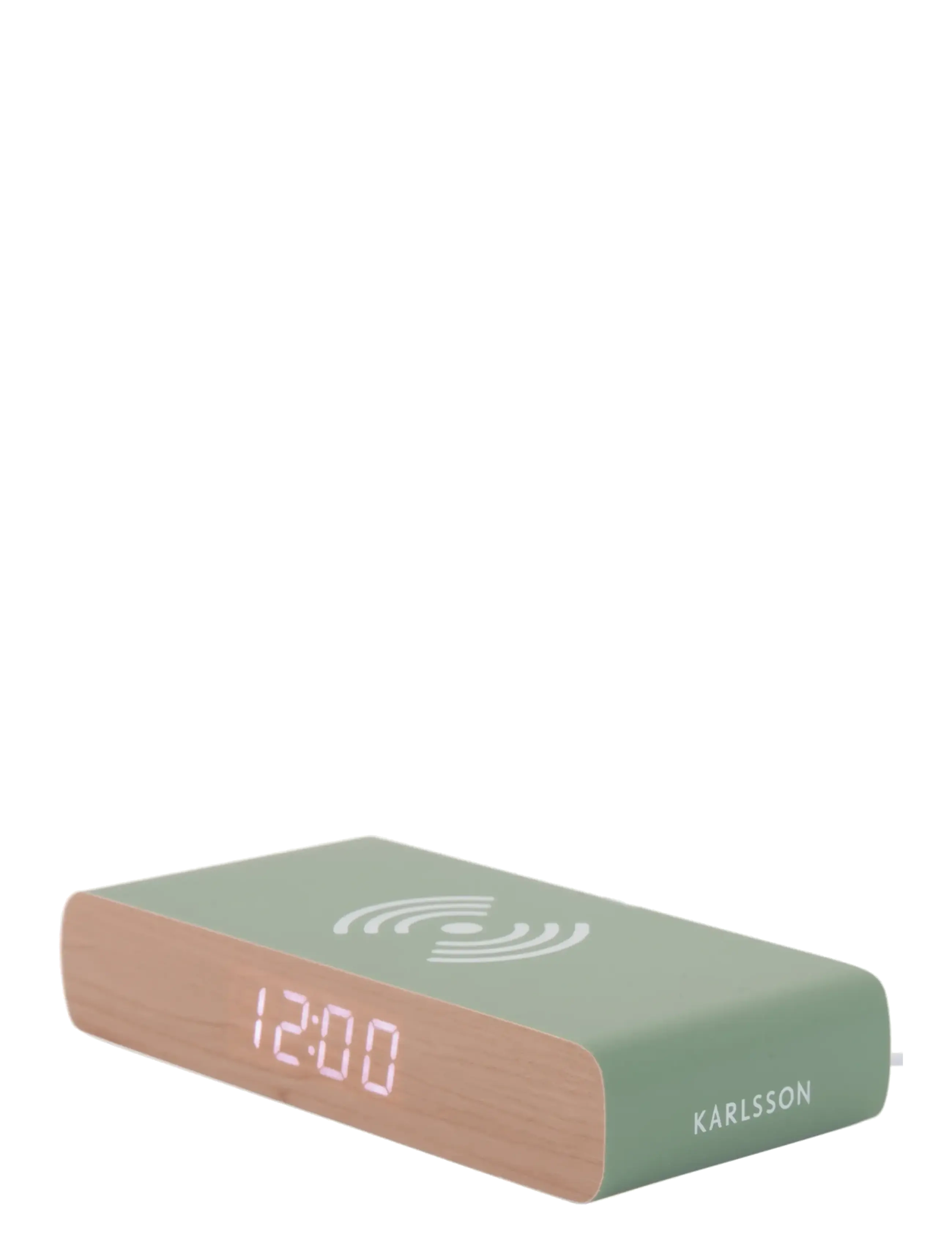 KARLSSON - Alarm clock Retro Flat LED jungle green - köp efter pris - jungle green - 1