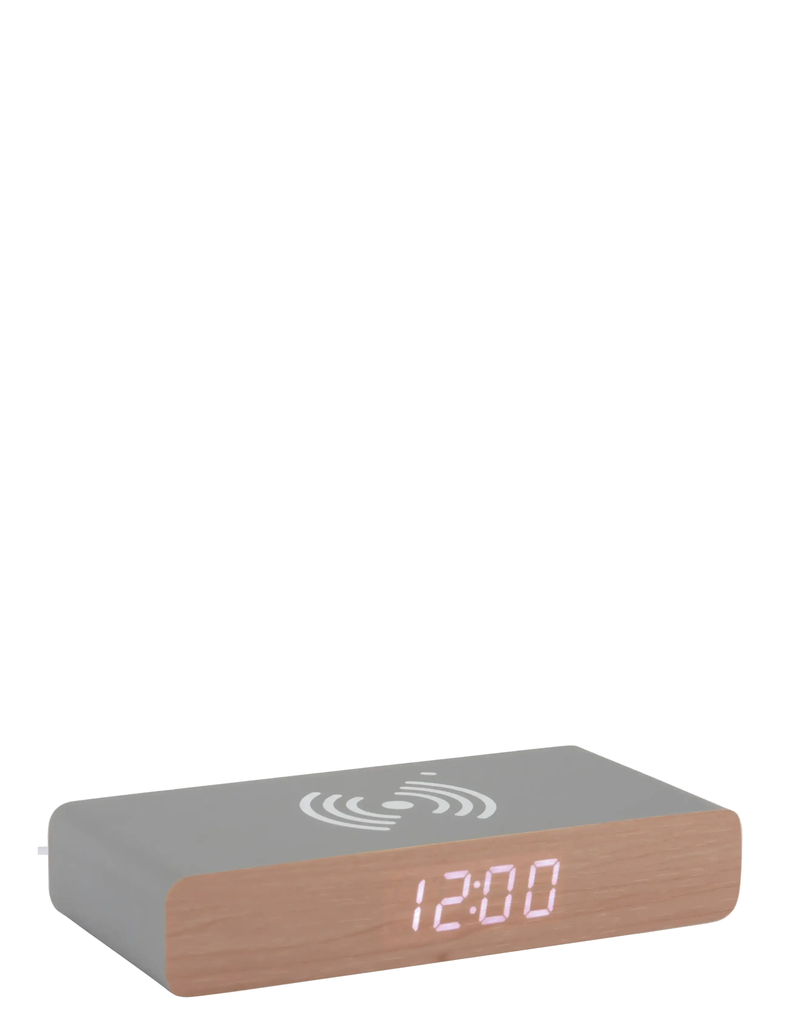 Alarm clock Retro Flat LED jungle green - MOUSE GREY