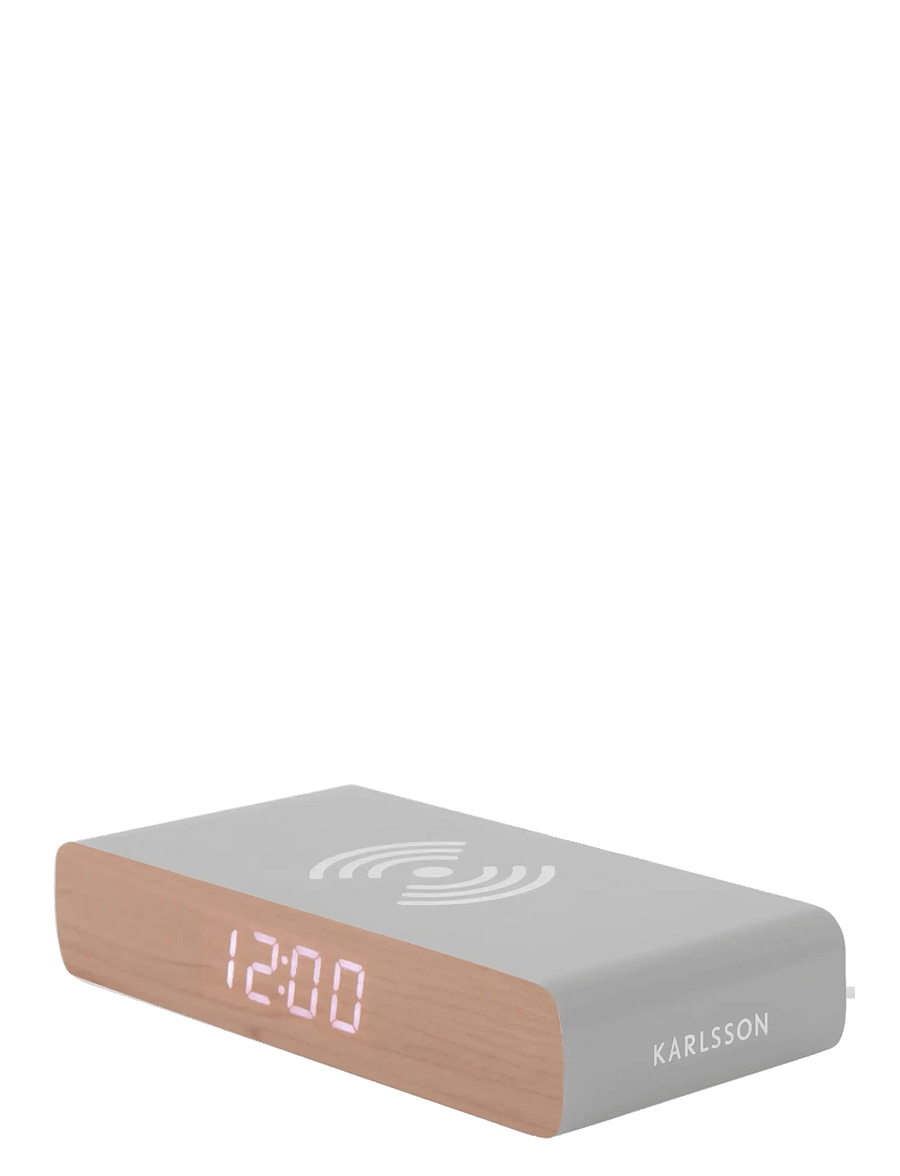 KARLSSON - Alarm clock Retro Flat LED mouse grey - osta hinna alusel - mouse grey - 1