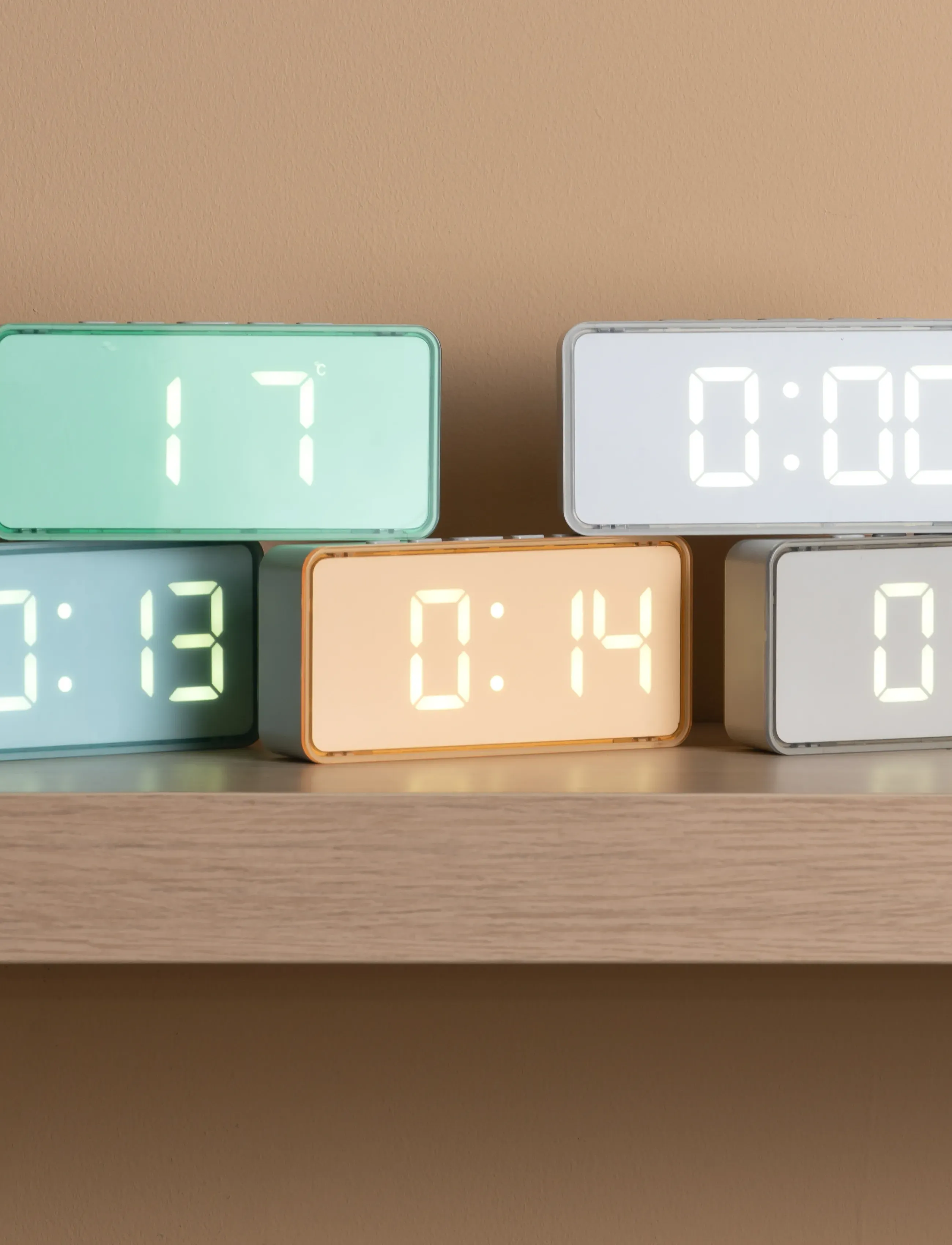 KARLSSON Alarm Clock Audaz, W14 cm, Blue, Ure > Vækkeure, Unisex