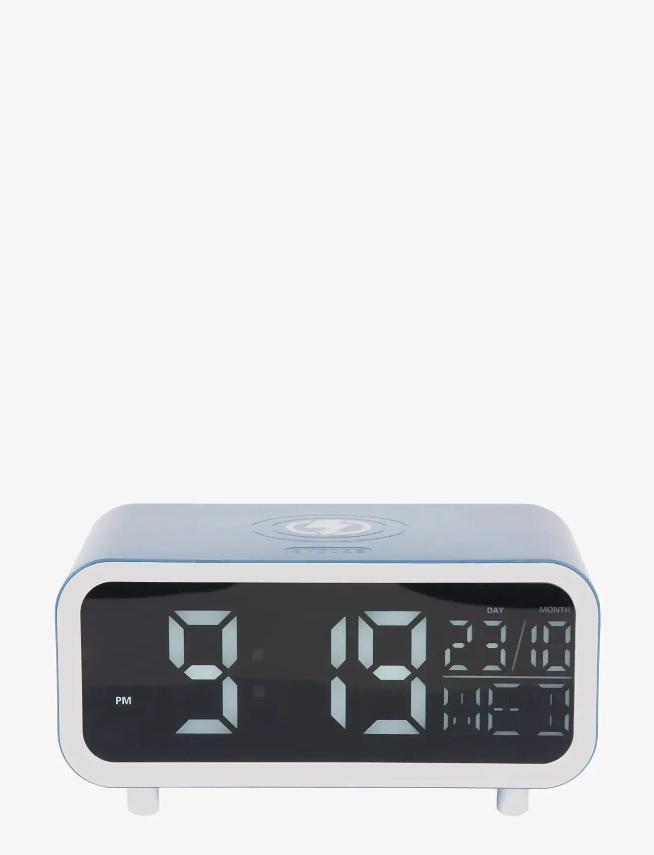 KARLSSON - Alarm Clock Chunky LED w. Phone Charger - väckarklockor - classic blue - 2